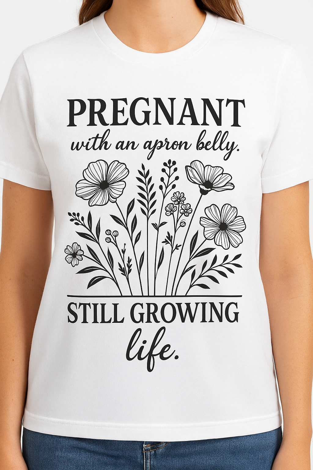 Still Growing Life Maternity T-shirt