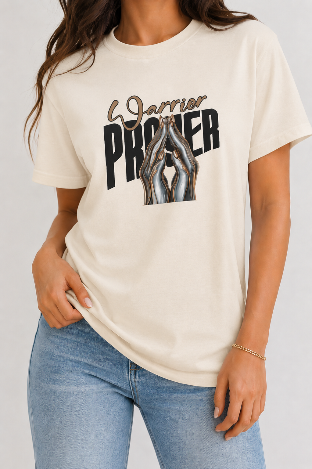 Prayer Warrior Christian Tee