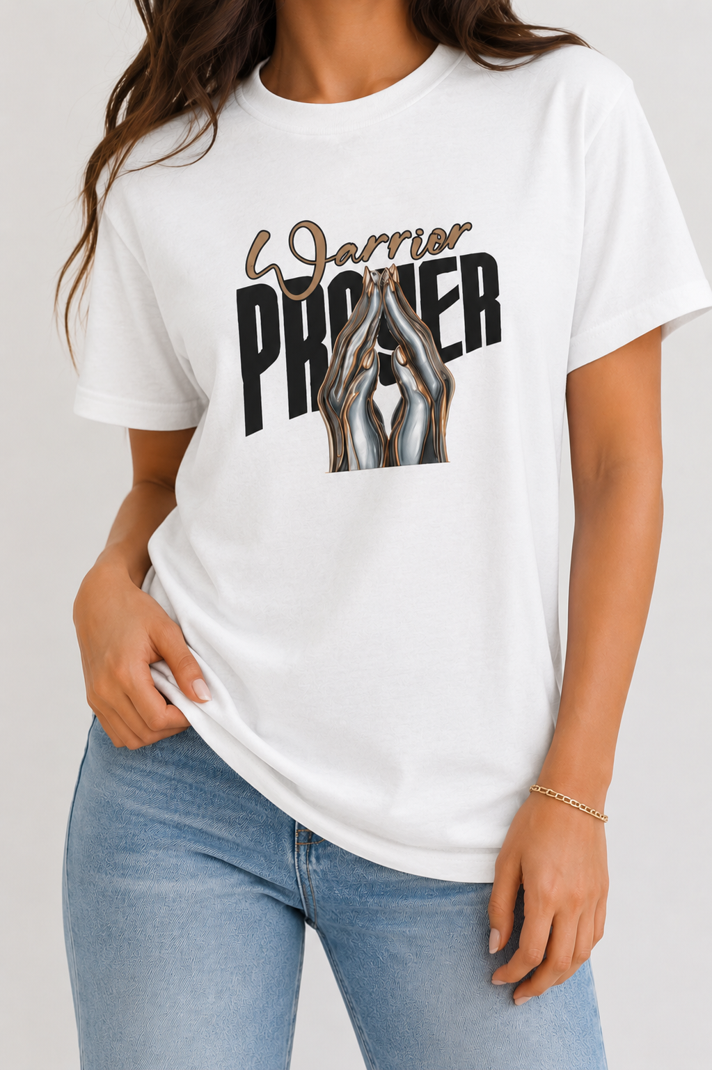 Prayer Warrior Christian Tee