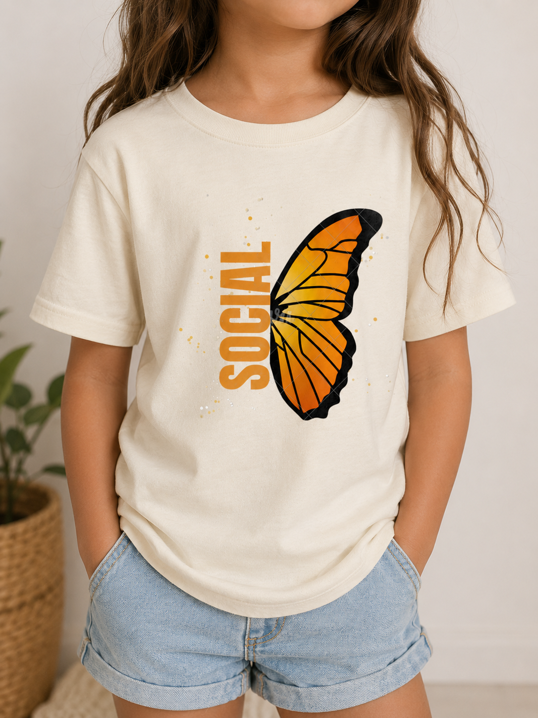 Social Butterfly Youth Tee